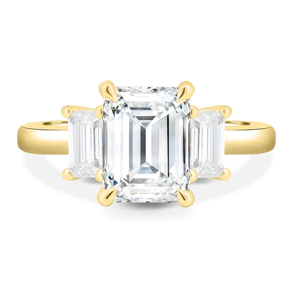 Emerald Trilogy Ring