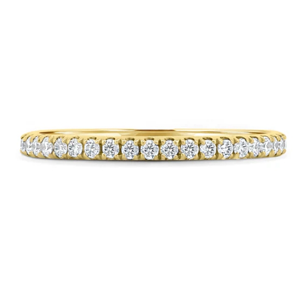 Half Pave Wedding Ring