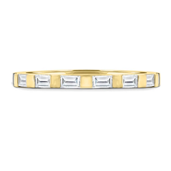 Baguette Stone Wedding Ring
