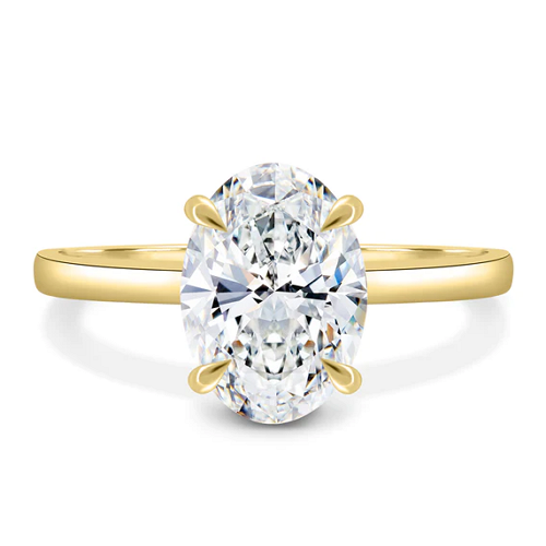 Oval Solitaire Ring