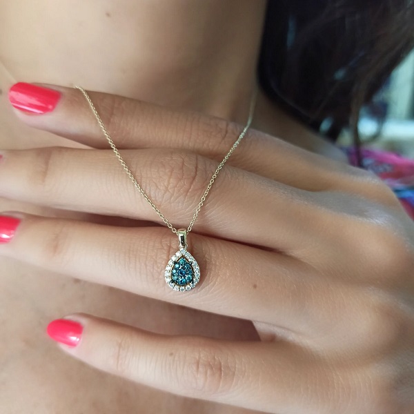 Briolette Diamond Necklace