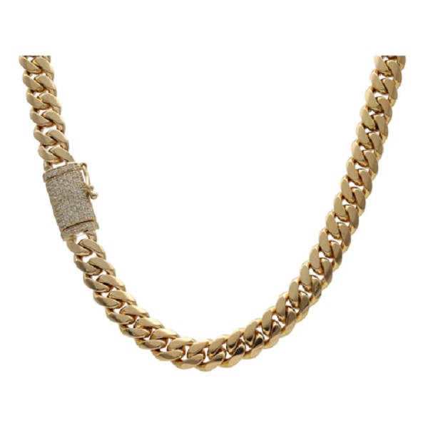 Coffin Lock Cuban Men Chain