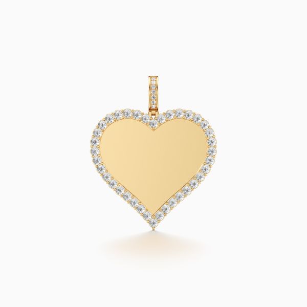 Lovely Keepsake Diamond Pendant in Yellow 10k Gold