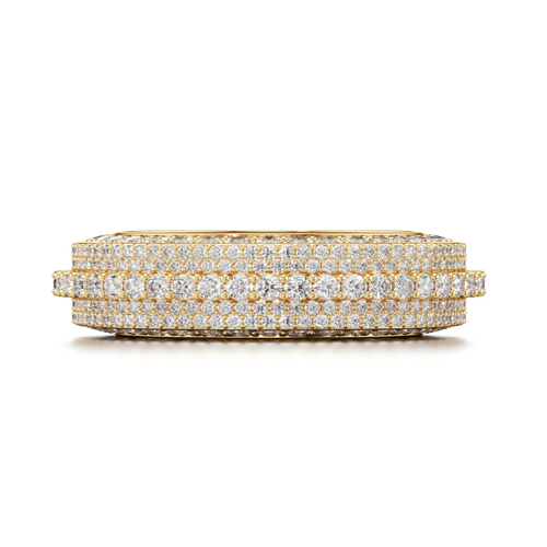 Infinite Glimmer Diamond Ring in Yellow 10k Gold