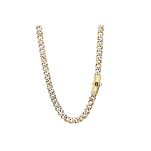 Gold Diamond Cut Classic Monaco Chains