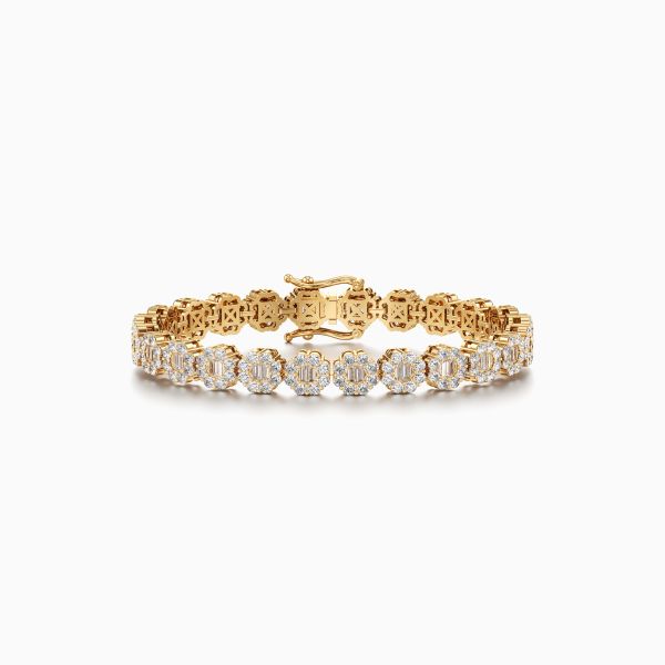 Slamming Floral Diamond Bracelet