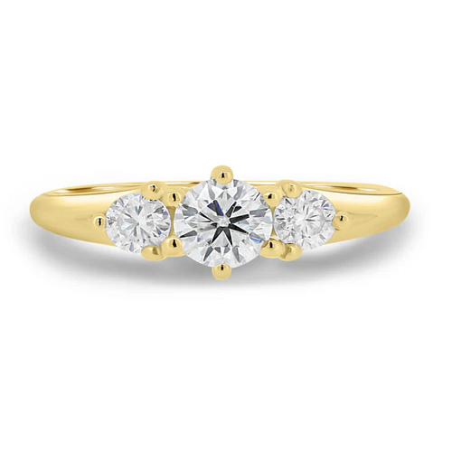 Round Trilogy Ring